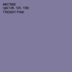 #807B9E - Trendy Pink Color Image